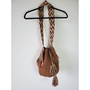 Crossbody Crochet Bucket Bag